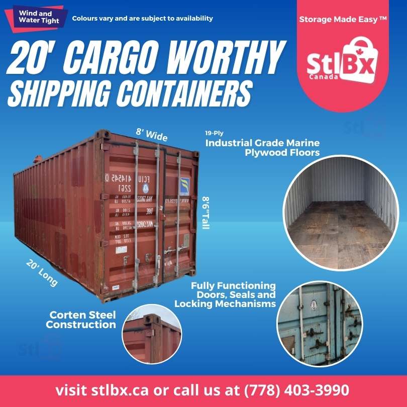 VANCOUVER - Used 20' CW Shipping Container