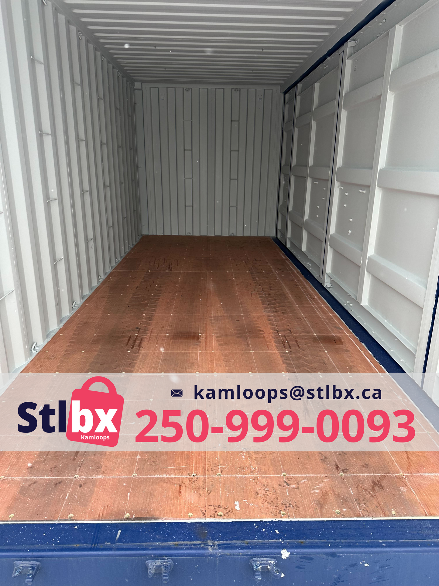 Side Open 20-Foot Shipping Containers in Kamloops