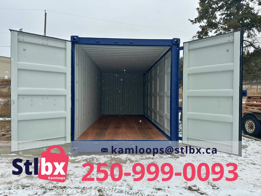 Side Open 20-Foot Shipping Containers in Kamloops