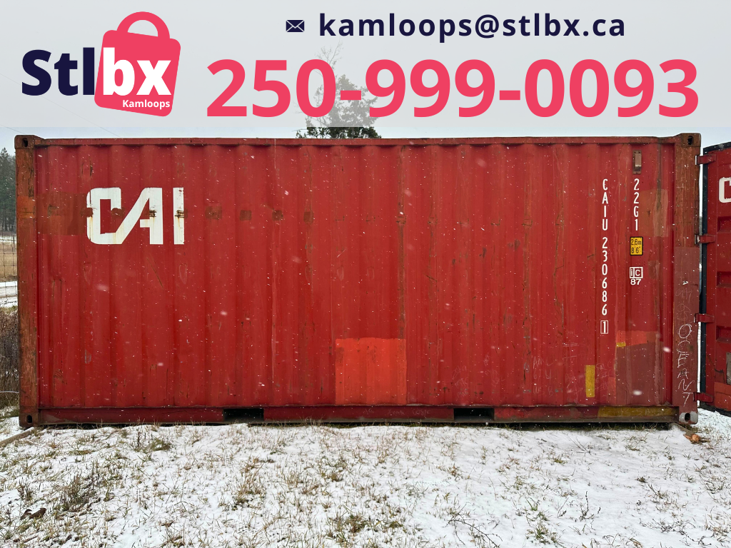 Cargo Worthy Used 20’ Shipping Container / Kamloops & Pritchard, BC
