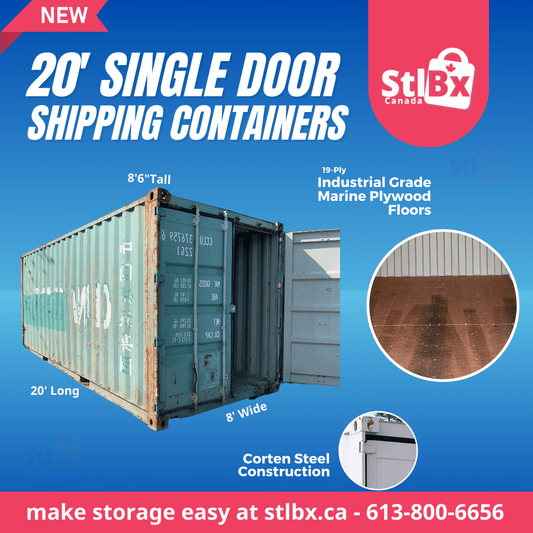 Ottawa - Cargo Worthy Used 20’ Shipping Container