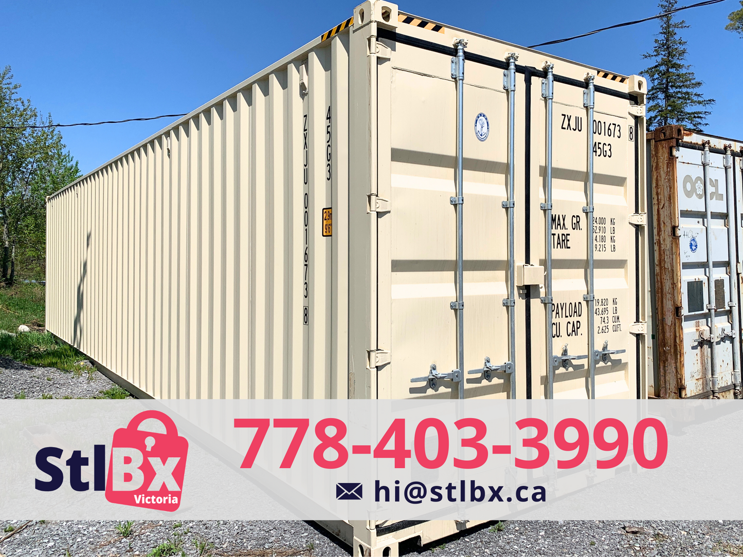 Rent New 40-Foot Shipping Container
