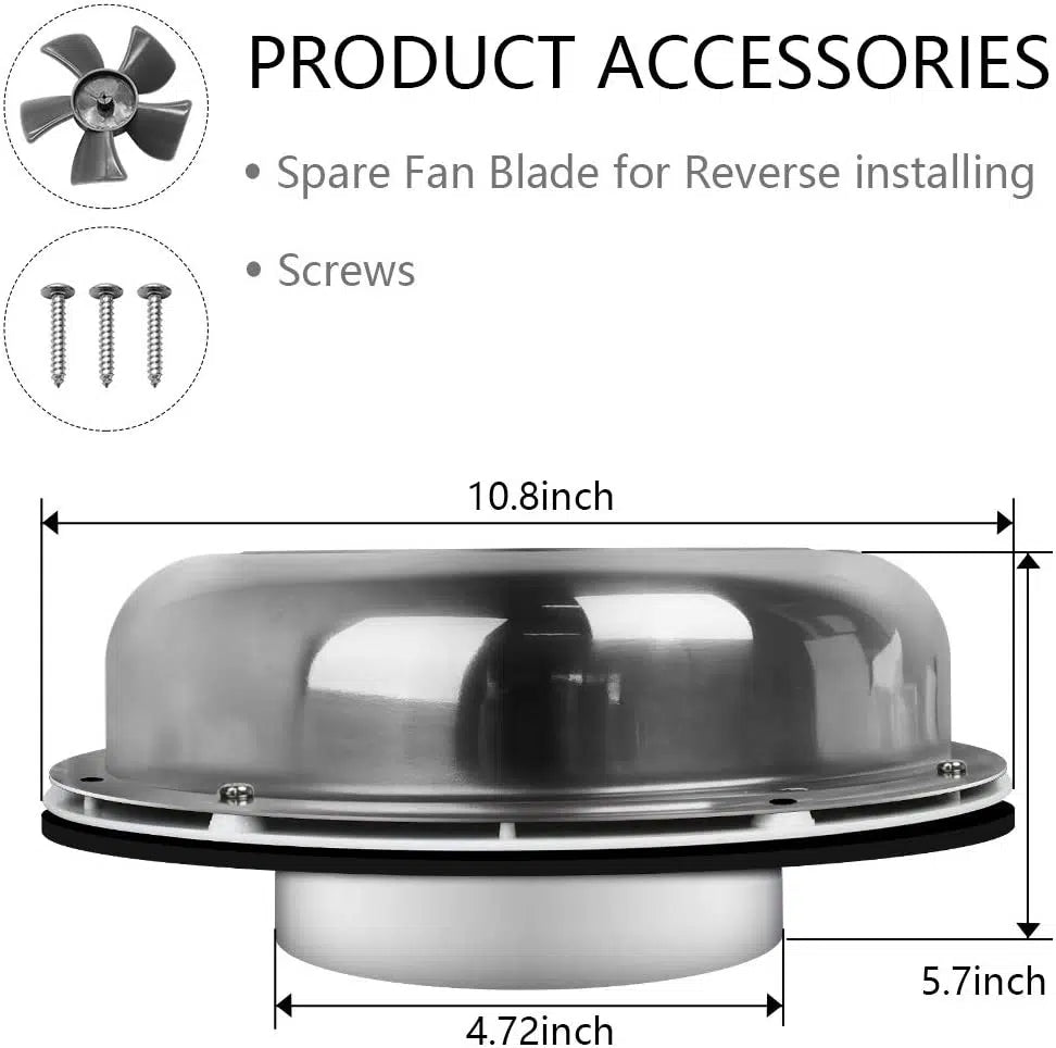 Solar Powered Shipping Container Ceiling Fan