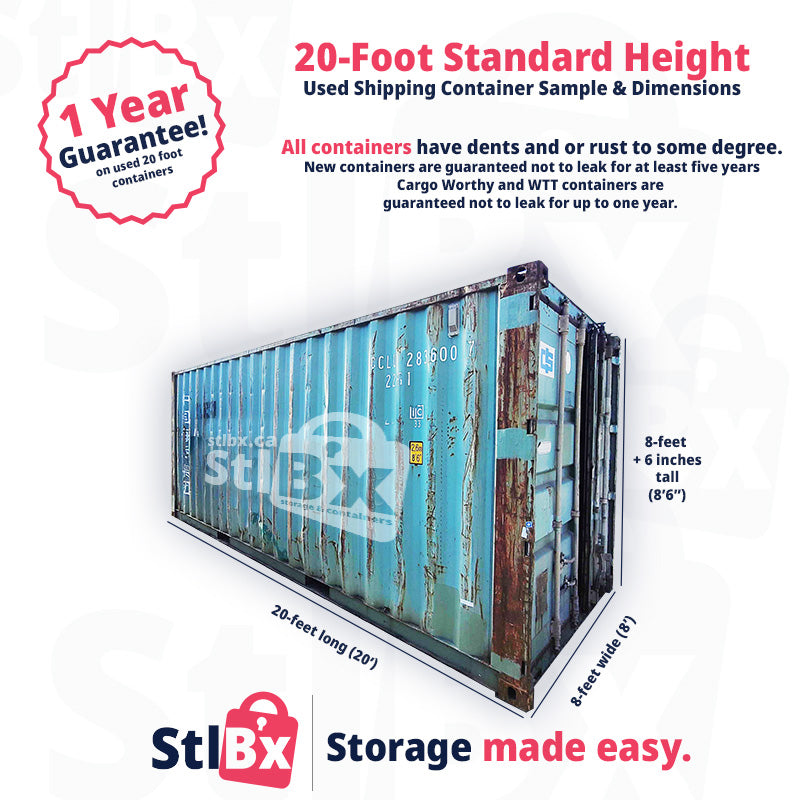 VANCOUVER - Used 20' CW Shipping Container