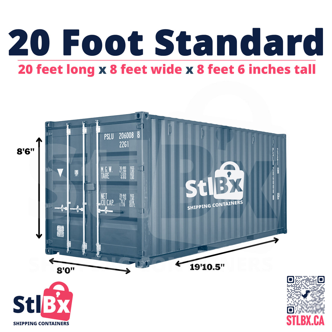 20-Foot Shipping Container Dimensions