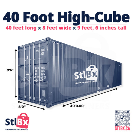40-Foot High Cube Shipping Container Dimensions
