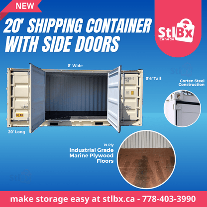 Ottawa - Side open 20’ container