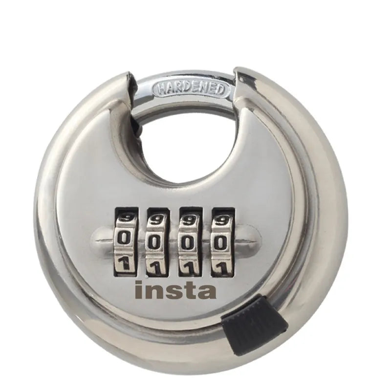 Stlbx 4-Dial Combination Disk Padlock