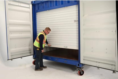 STLBX Shipping Container Steel Slat Roll-up Door