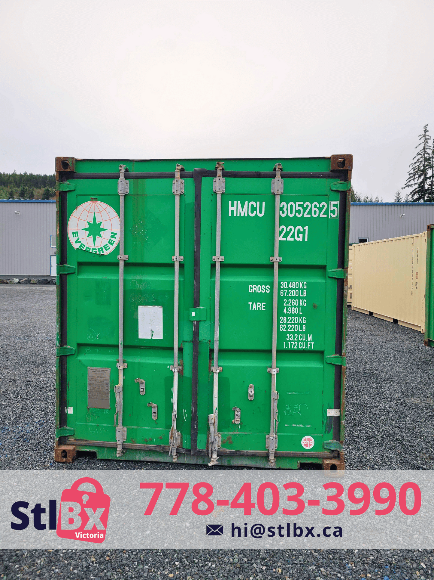 IICL Grade Used Cargo Worthy 20' Shipping Container