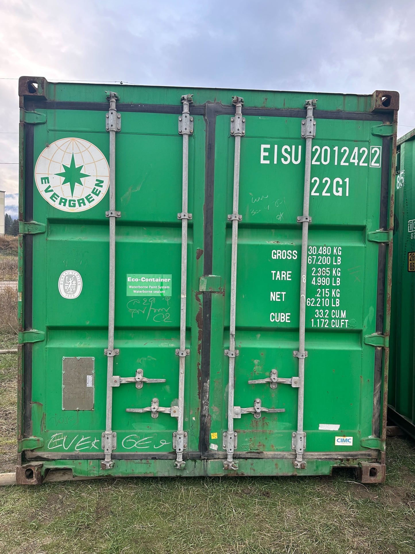 Cargo Worthy Used 20’ Shipping Container / Kamloops & Pritchard, BC