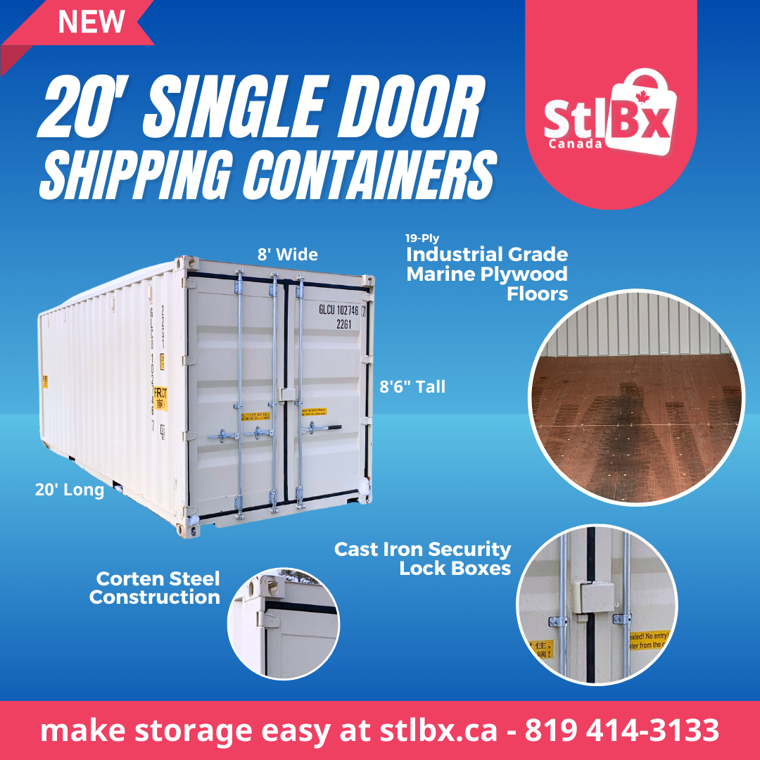 New 20' Shipping Container - Gatineau, Quebec