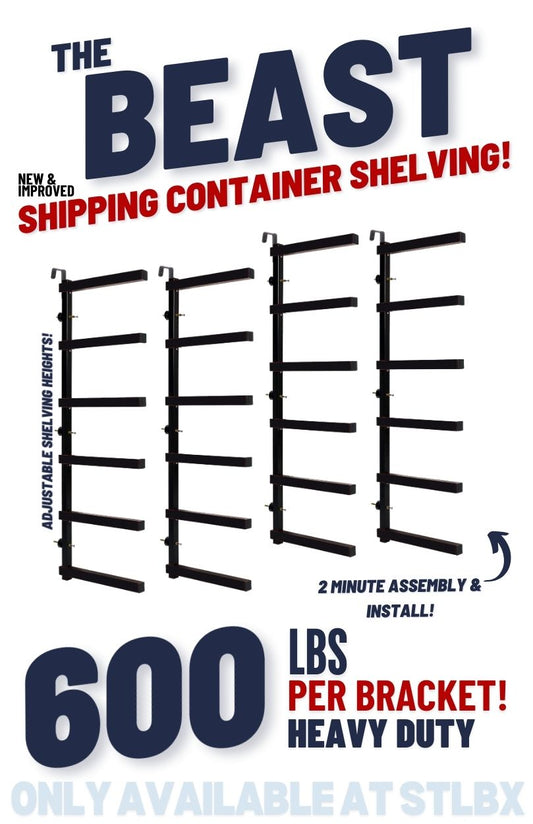 STLBX Beast Container Shelf Brackets