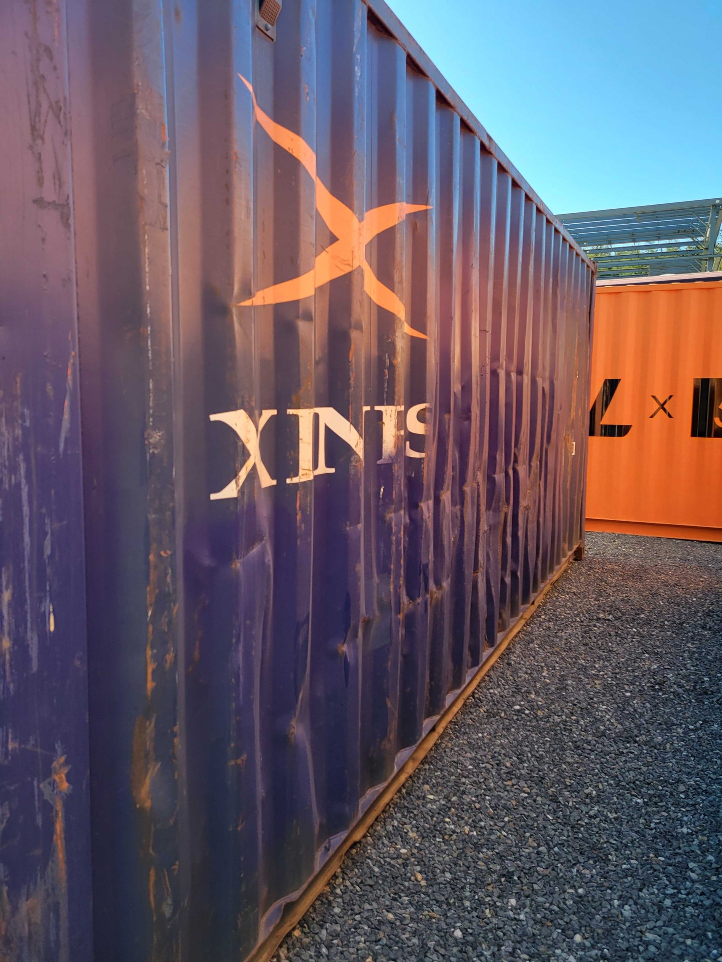 Navy Blue Used 20' Shipping Container - XINU1665085